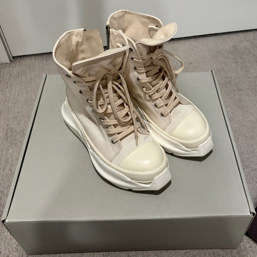 rick owens drkshdw abstract sneakers